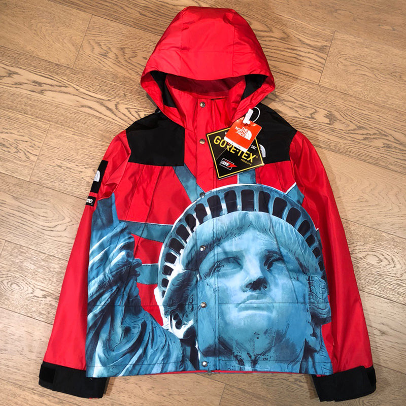 Supreme The North Face Statue of Liberty Mountain Jacket Yellow