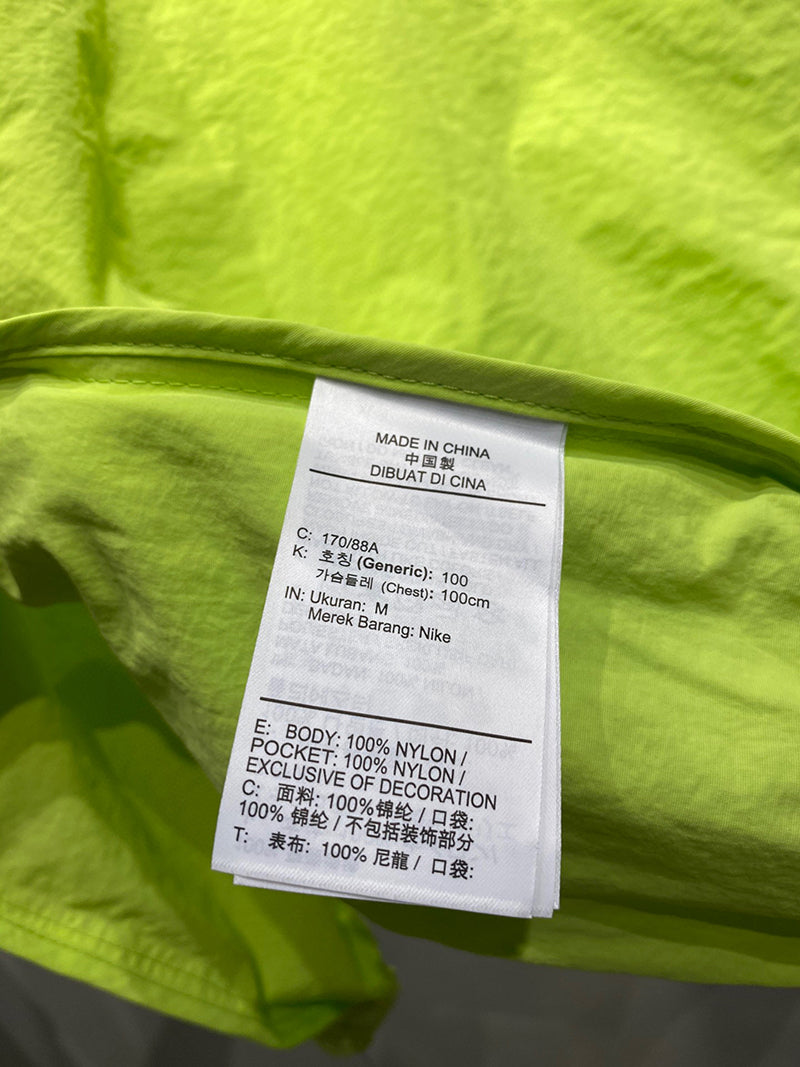 Nike x Stussy Windrunner Jacket Bright Cactus