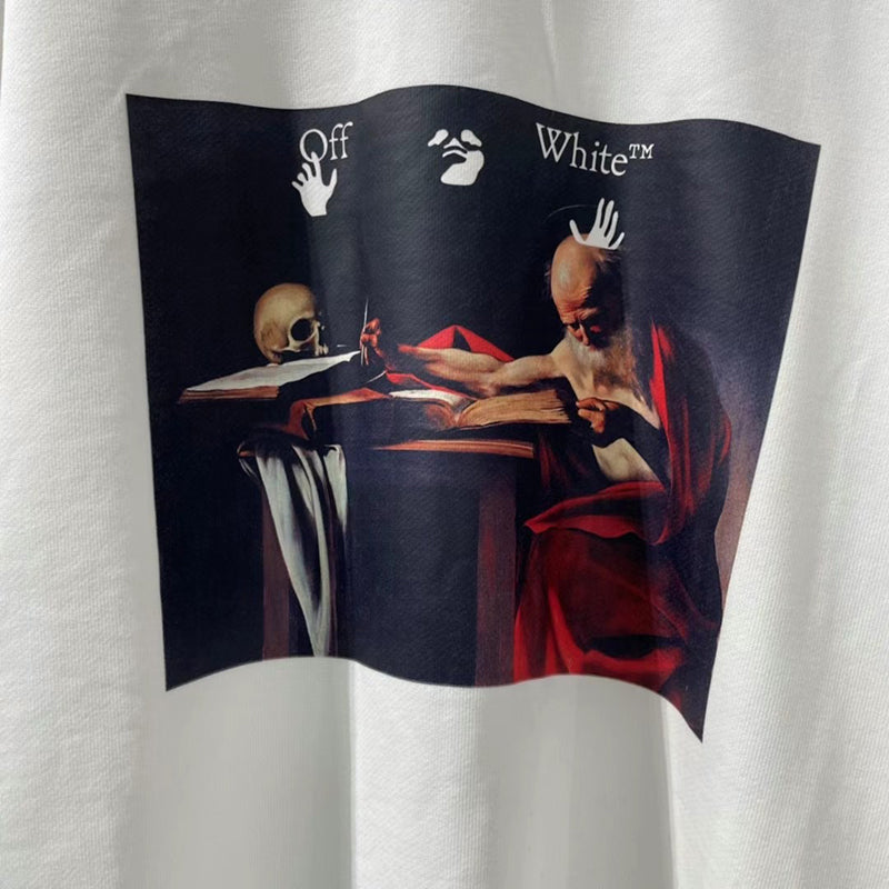 Off-White Caravaggio Diag Sleeve Hoodie