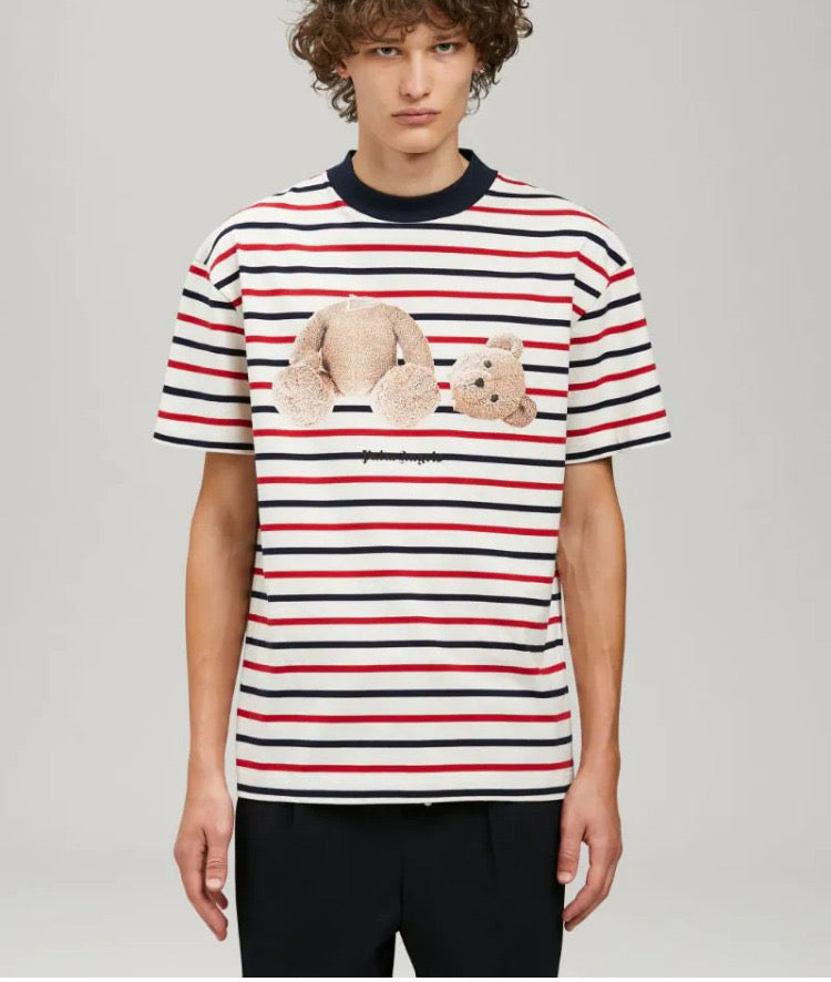 Palm Angels Bear Stripes 'Blue/Red'