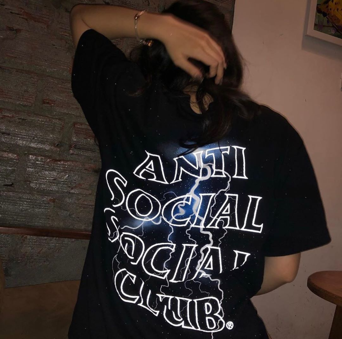 Anti Social Social Club Twister Tee (FW19) Black