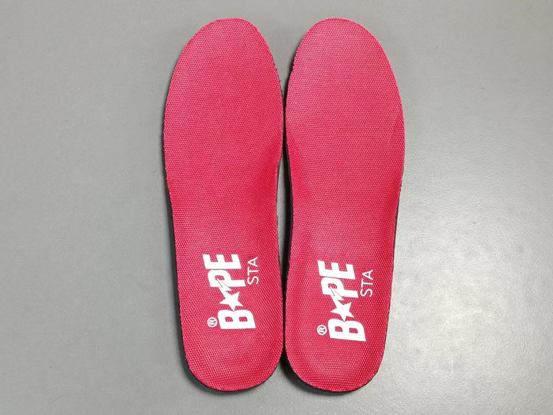 A Bathing Ape Bape Sta Low Pink suede