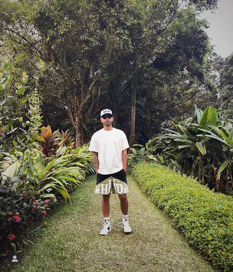 Rhude YACHTING Shorts Black Red