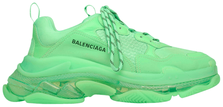 Balenciaga Triple S Sneaker 'Clear Sole - Neon Green'