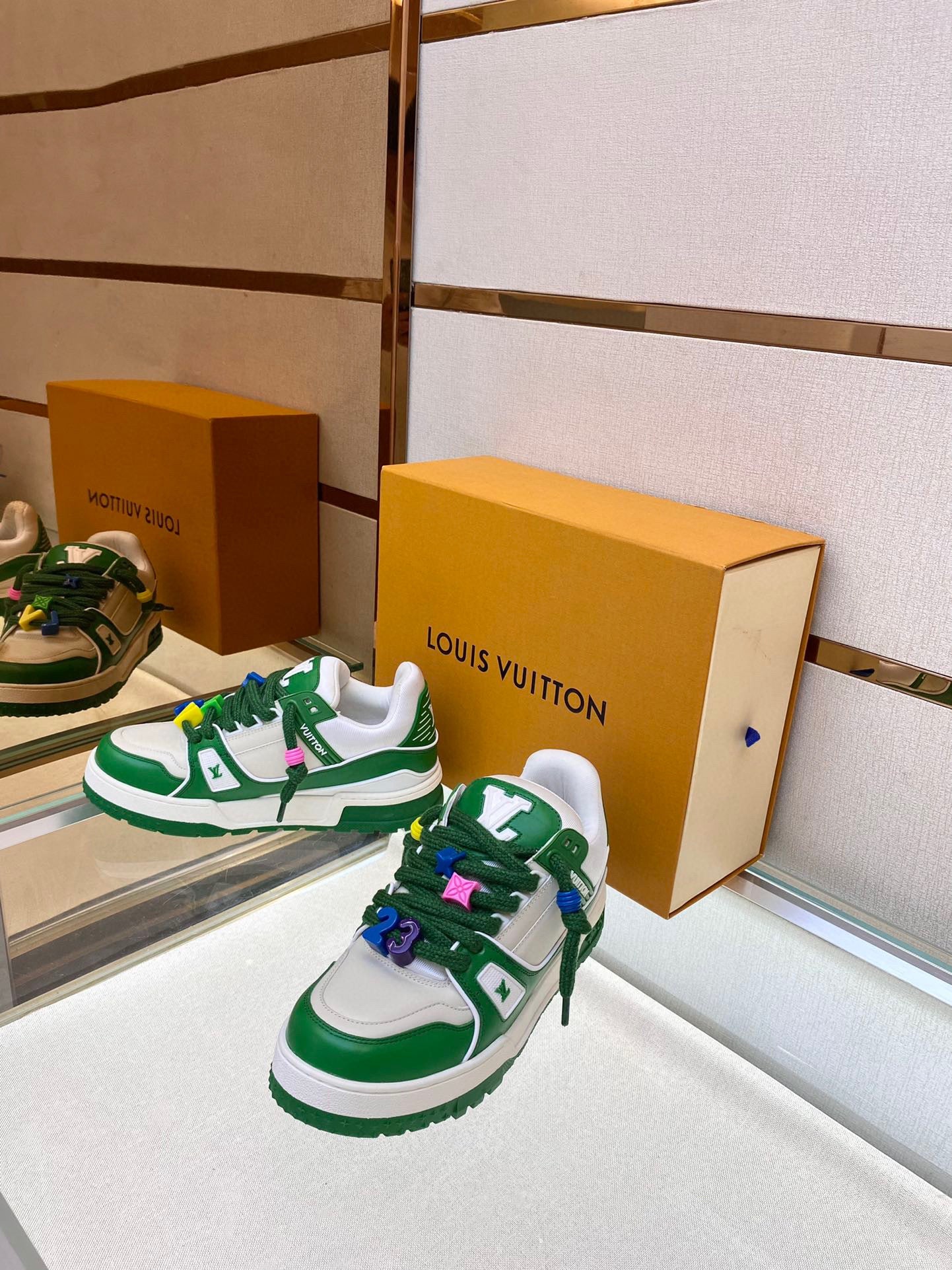 Louis Vuitton LV Trainer Maxi Green