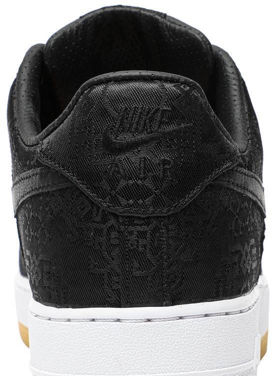 Fragment Design x CLOT x Air Force 1 'Black Silk'