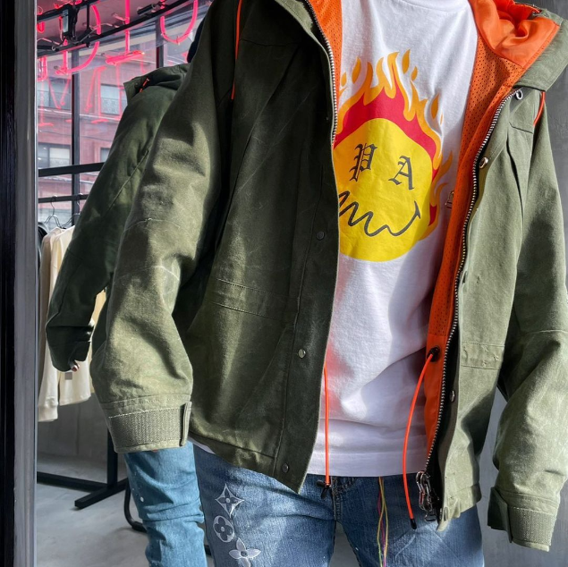 Palm Angels Burning Head Loose T-Shirt
