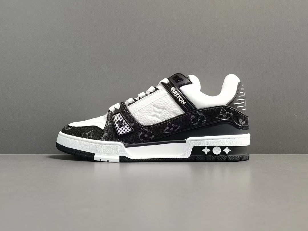 Louis Vuitton LV Trainer White Black White