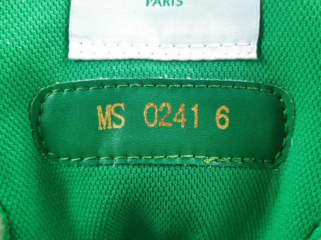Louis Vuitton Trainer Monogram Denim Green