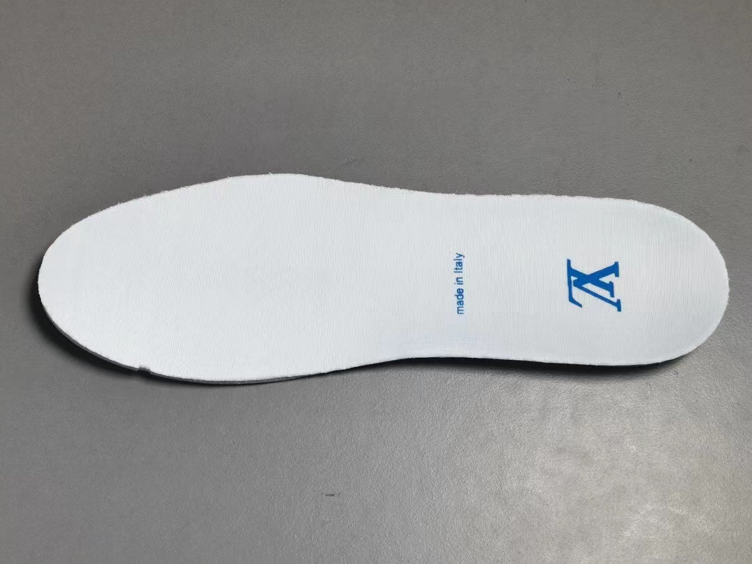 Louis Vuitton LV Trainer Monogram Denim White Blue