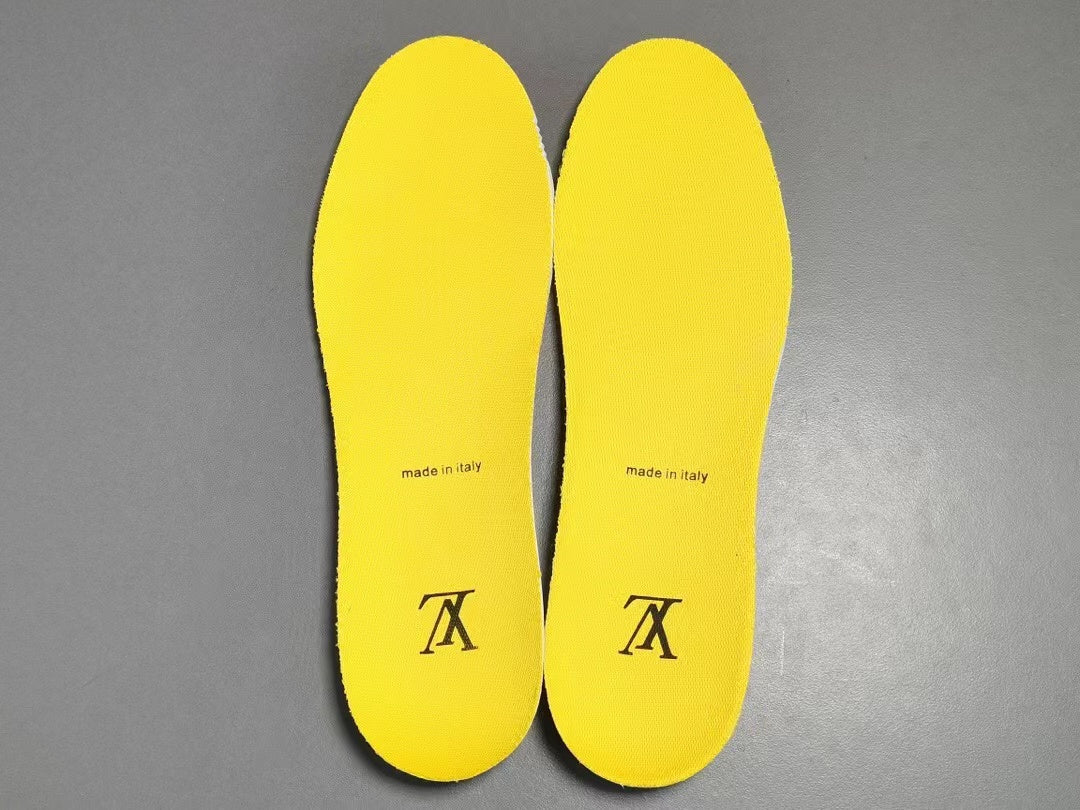 Louis Vuitton Trainer Monogram Denim Yellow
