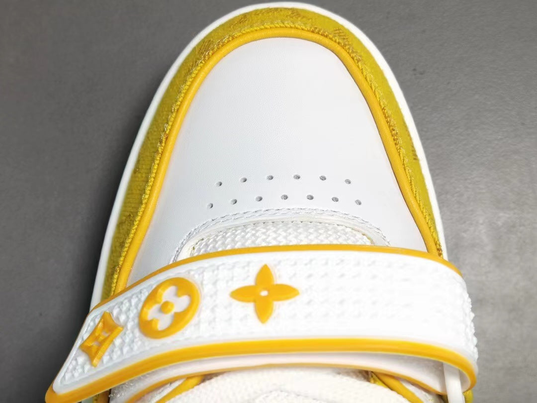 Louis Vuitton Trainer Monogram Denim Yellow