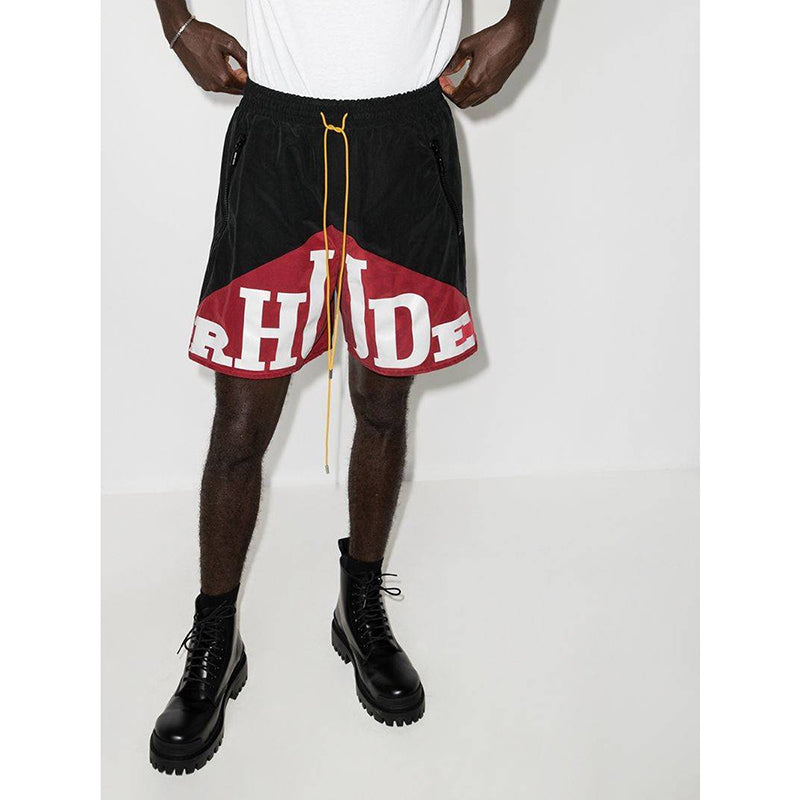 Rhude YACHTING Shorts Black Red
