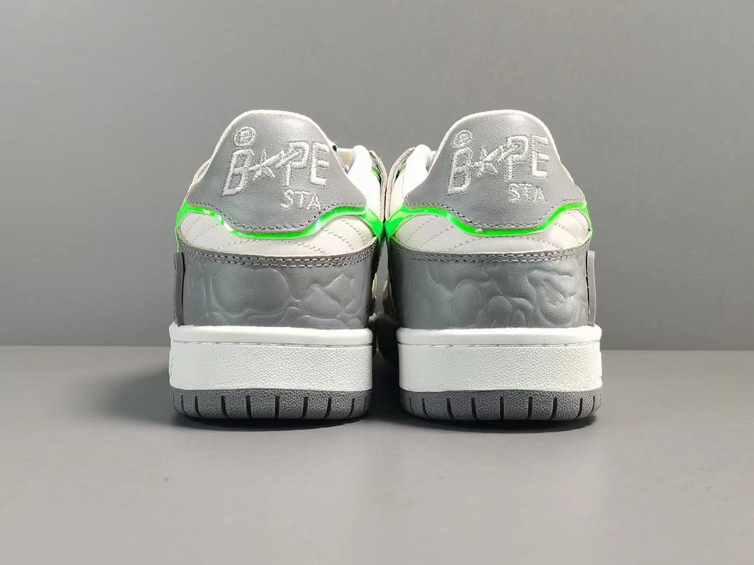 A Bathing Ape Bape SK8 Sta 'Grey Green'