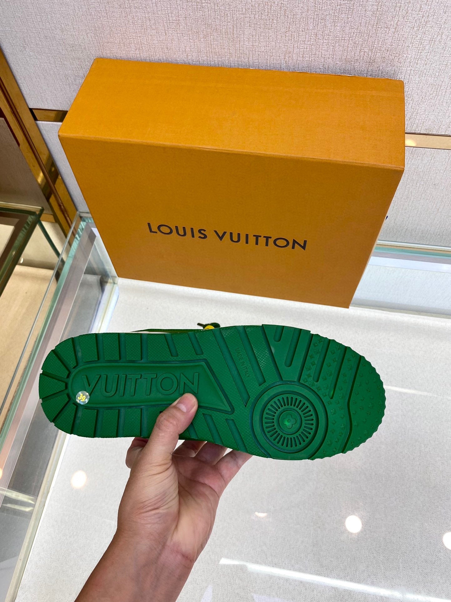 Louis Vuitton LV Trainer Maxi Green