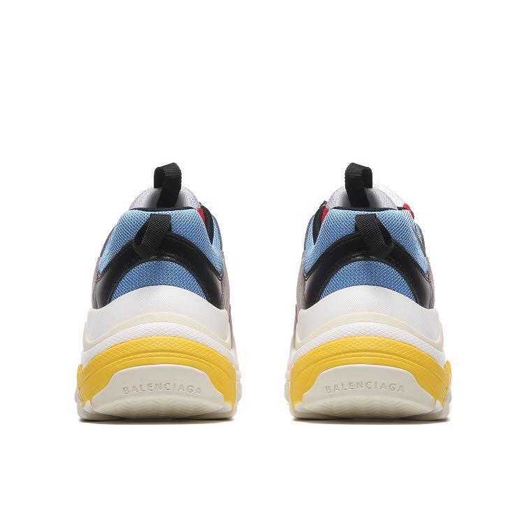 Balenciaga Triple S Gris Rojo Azul
