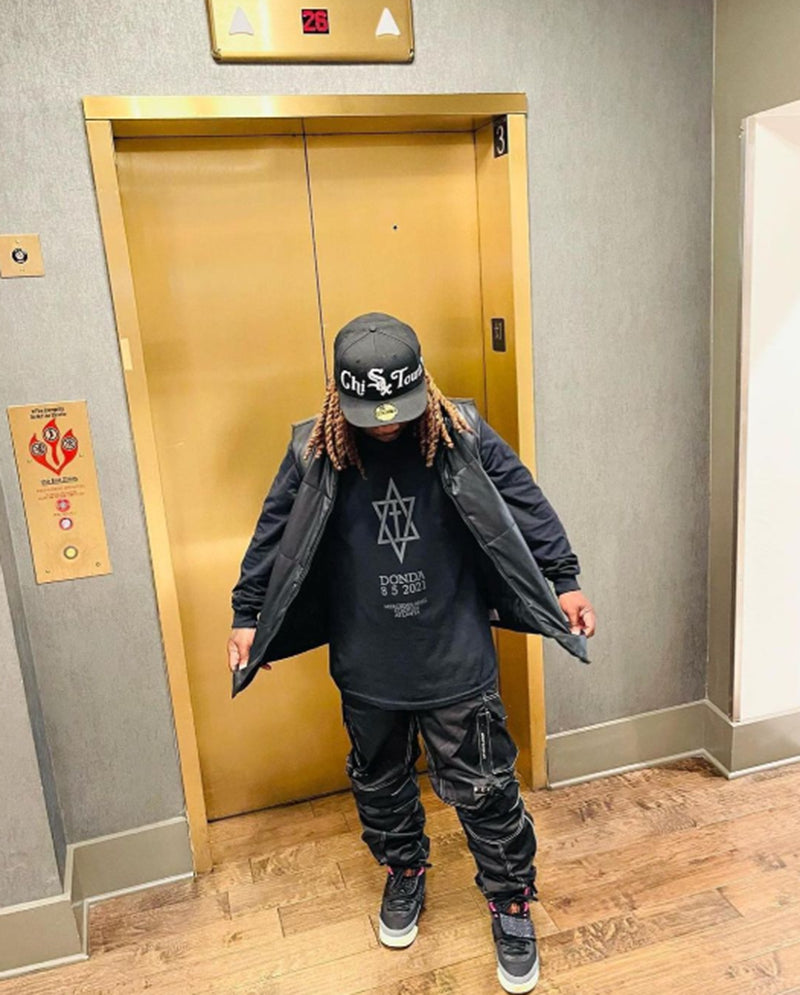 Kanye West DONDA August 5 Listening Event L/S T-shirt Black