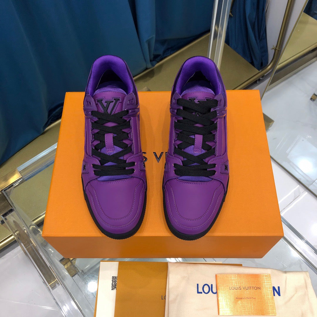 Louis Vuitton LV Trainer Violet Black