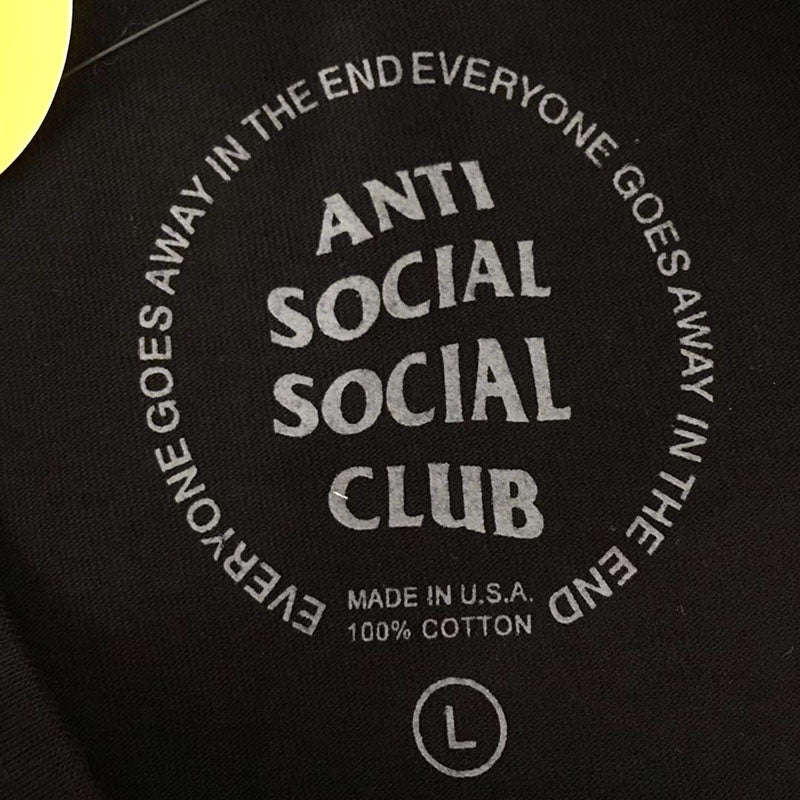 Anti Social Social Club Twister Tee (FW19) Black