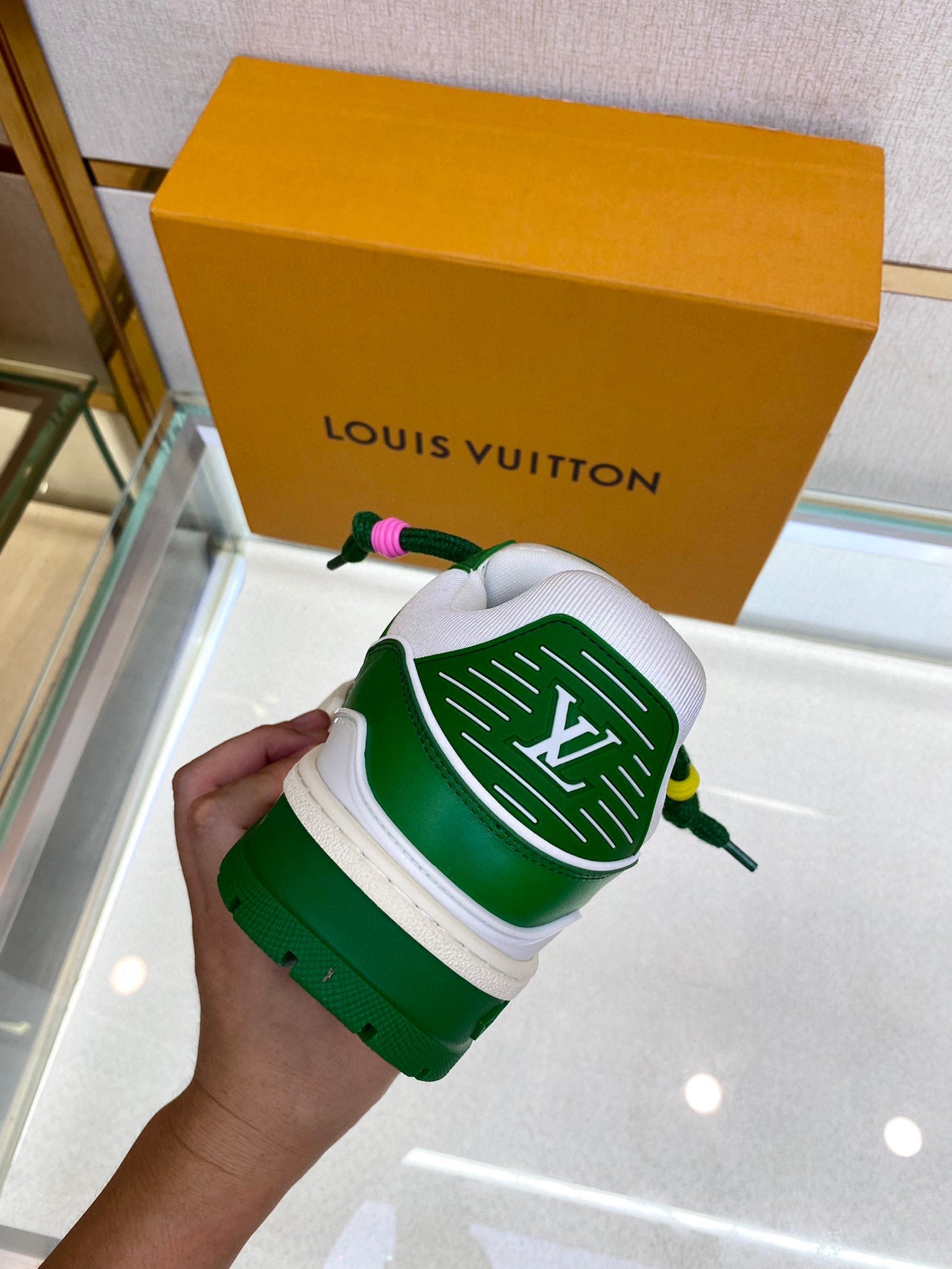 Louis Vuitton LV Trainer Maxi Green