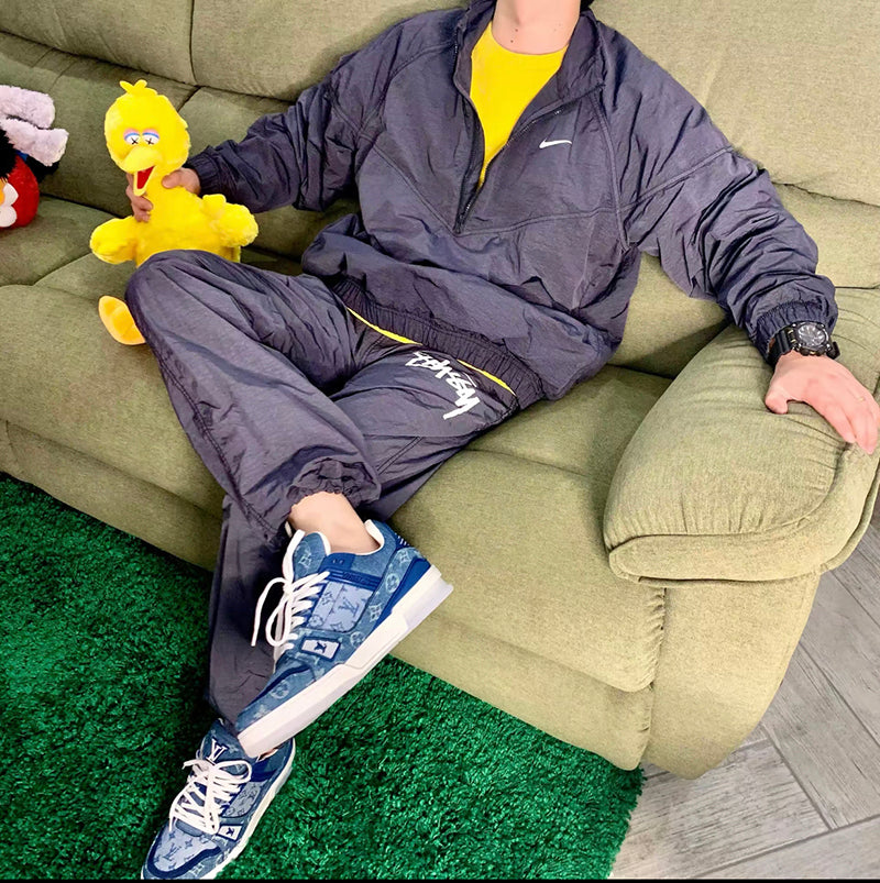 Nike x Stussy Windrunner Jacket Bright Cactus