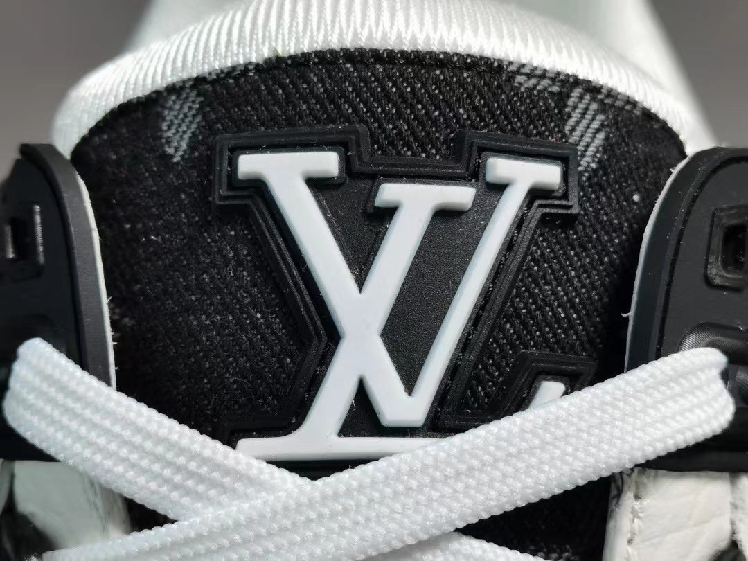 Louis Vuitton LV Trainer White Black White