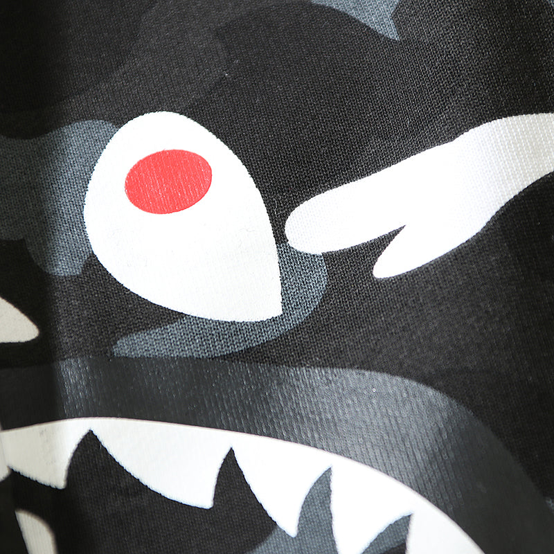 BAPE City Shark Camo Sweat Shorts