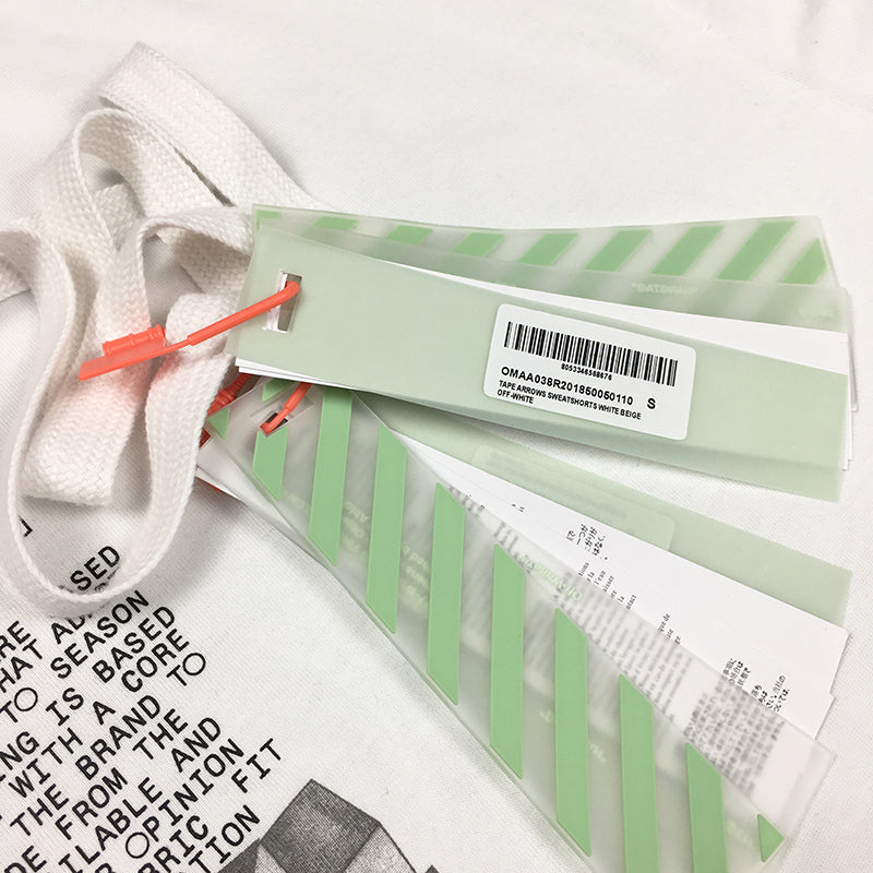 OFF WHITE 20SS Golden Ratio Arrow Graffiti T shirt White
