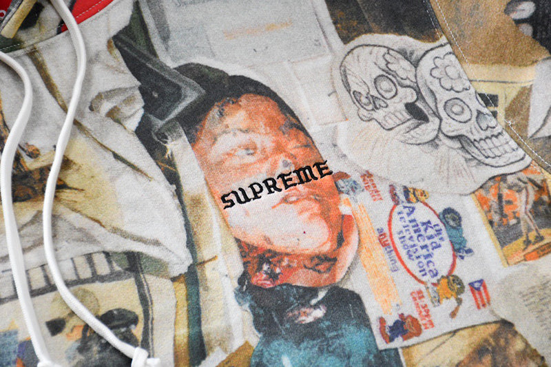 Supreme Dash's Wall Hooded Sweatshirt Dashs Wall