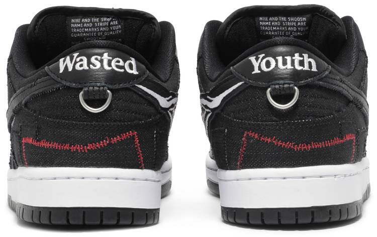 Wasted Youth x Dunk Low SB 'Black Denim'