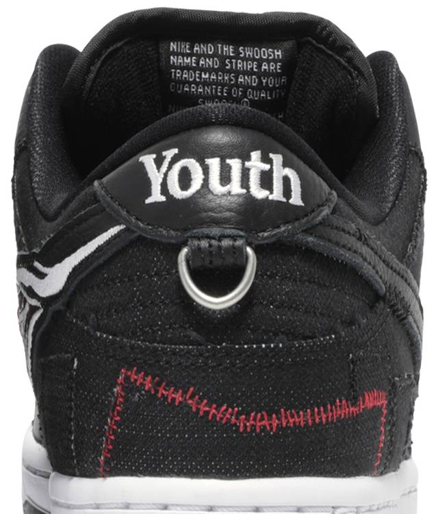 Wasted Youth x Dunk Low SB 'Black Denim'