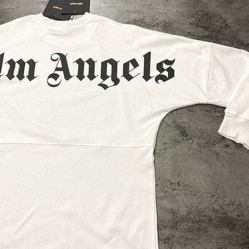 Palm Angels Logo Mock Neck Longsleeve T-Shirt