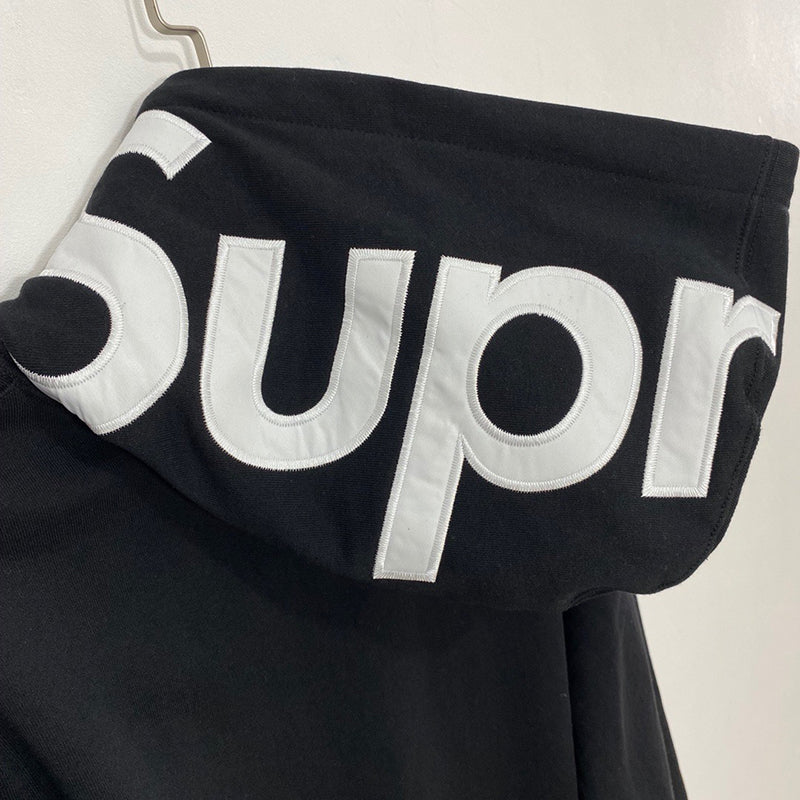 Supreme Contrast Hooded Sweatshirt Black