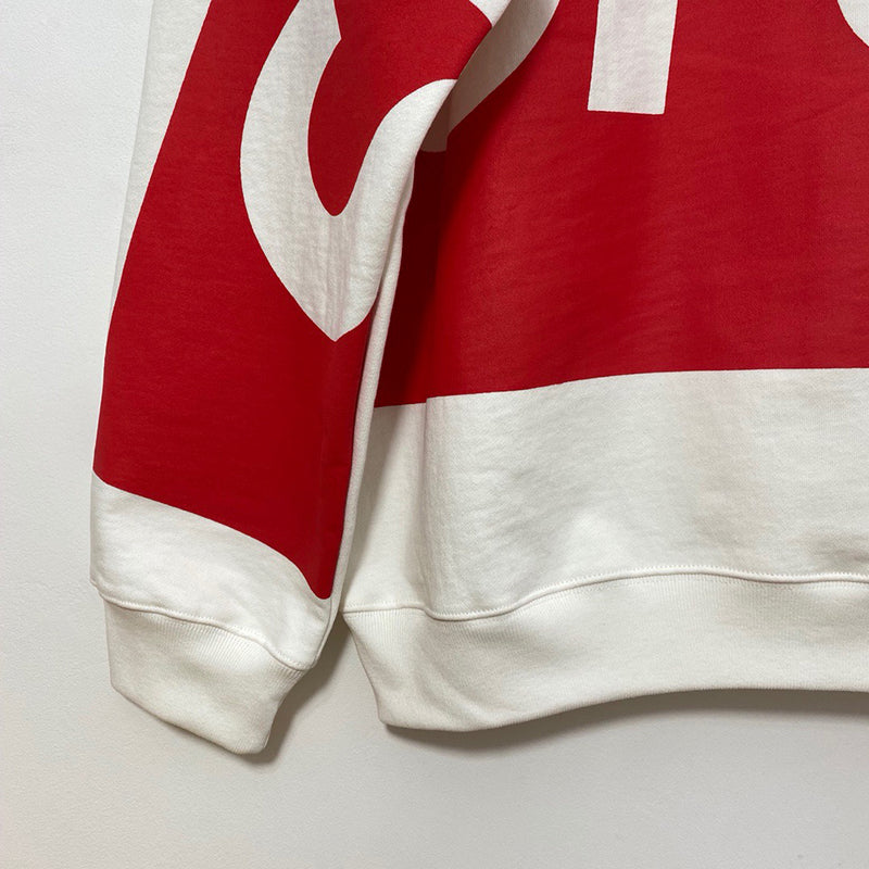 Supreme Big Logo Hooded Sweatshirt White