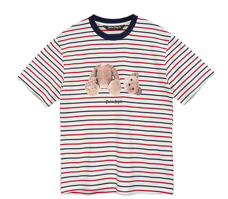 Palm Angels Bear Stripes 'Blue/Red'