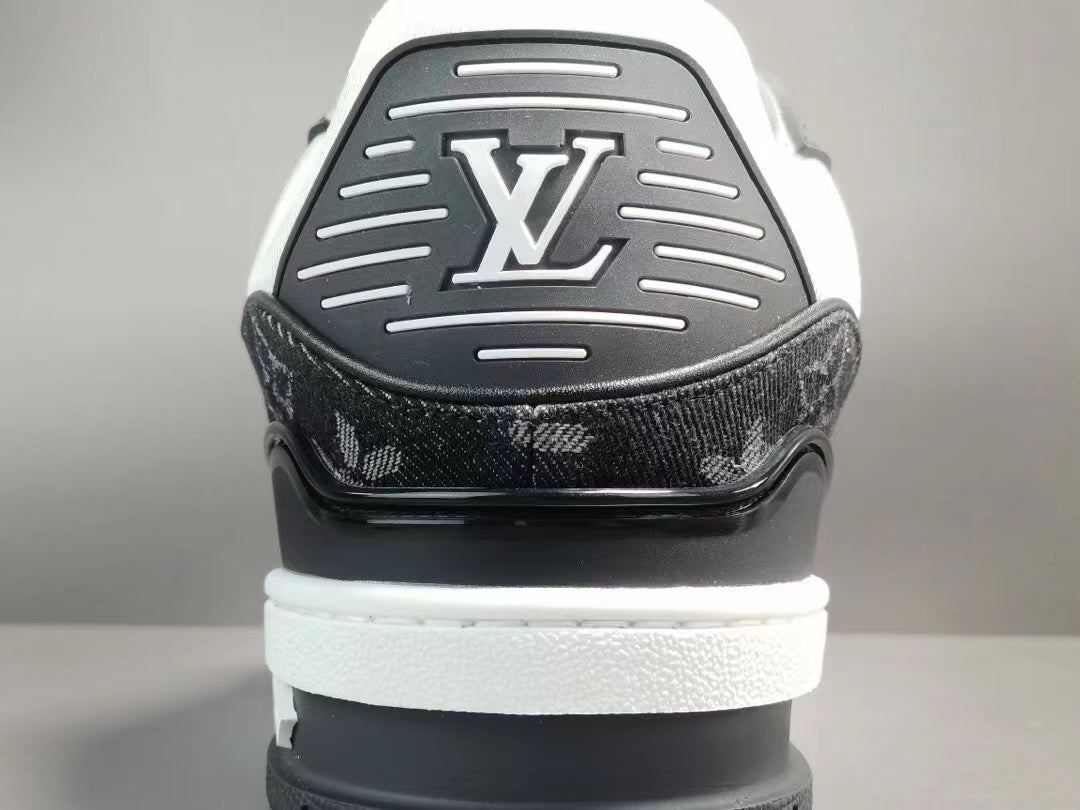 Louis Vuitton LV Trainer White Black White