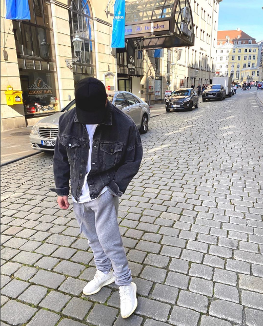 Palm Angels Washed Denim Trucker Jacket 'Grey'