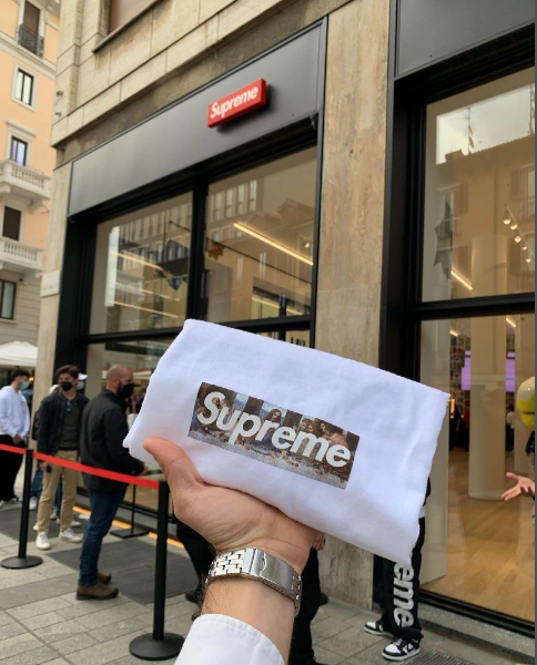 Supreme Milan Box Logo Tee White