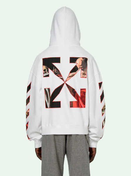 Off-White Caravaggio Diag Sleeve Hoodie