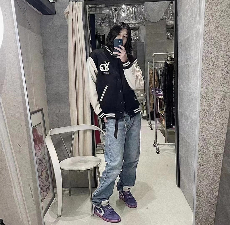 Vandy The Pink 4 Year Anniversary Varsity Jacket "Black Sail"