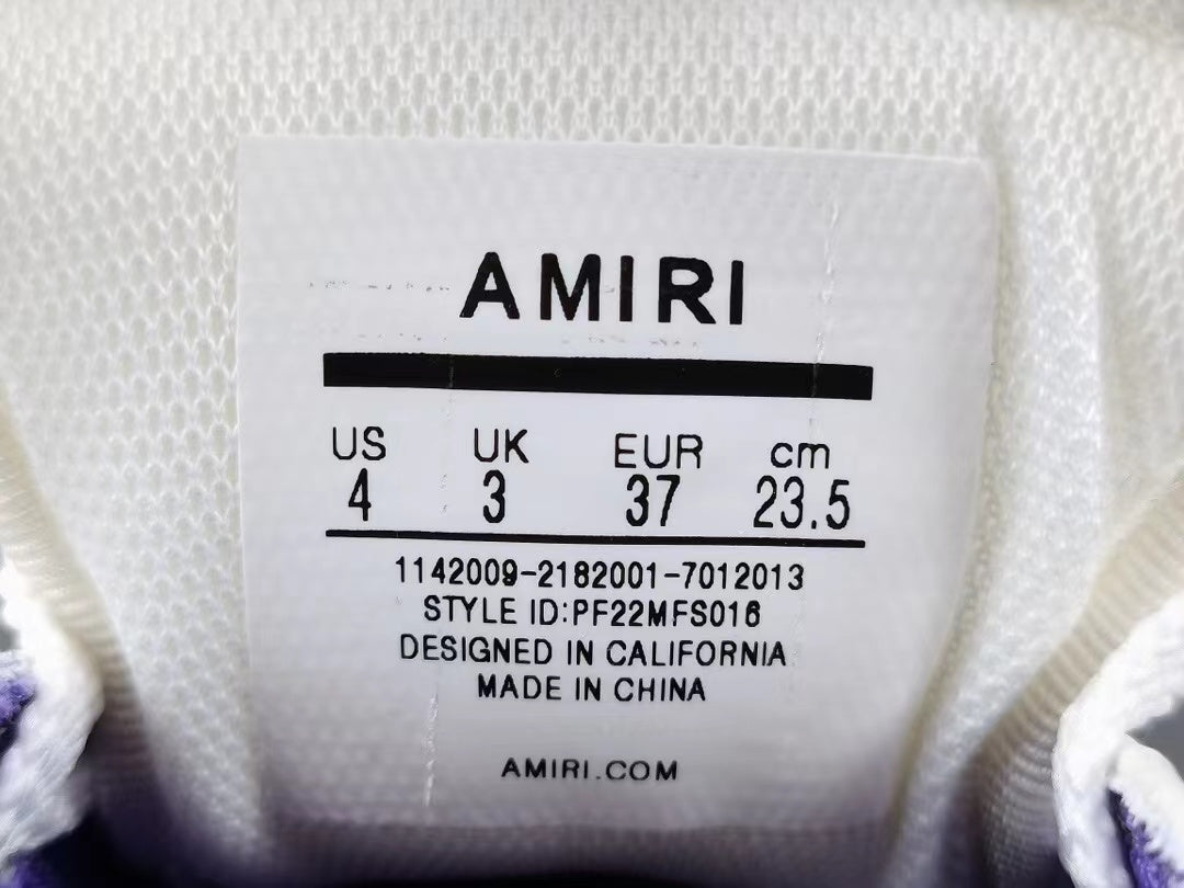 Amiri Skel Top Low 'Purple'