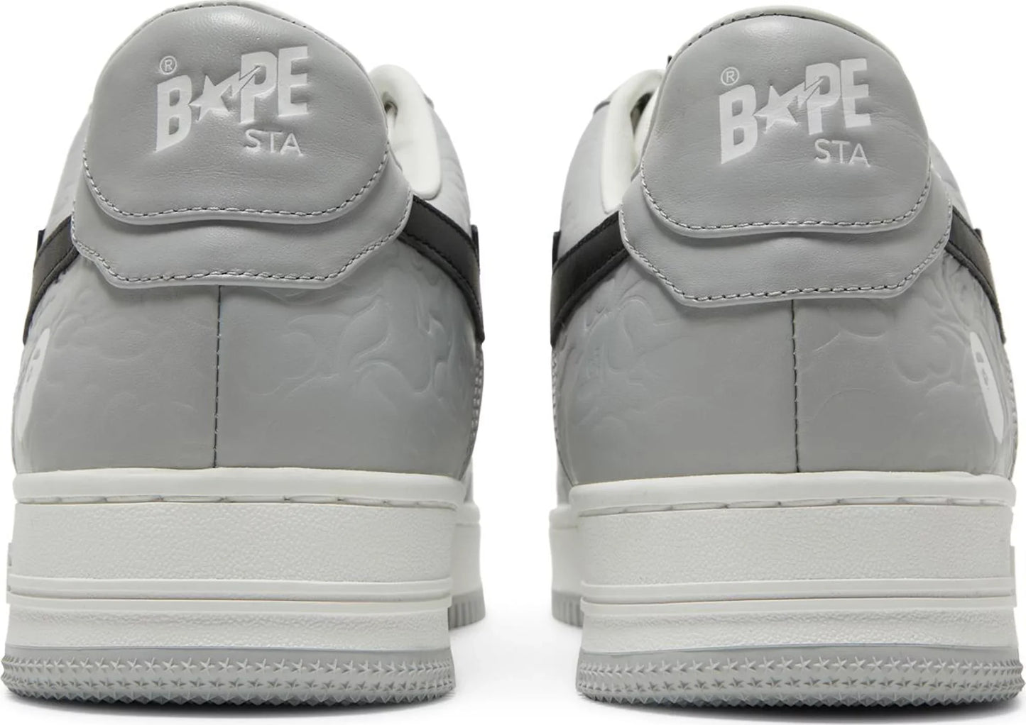 A Bathing Ape Bape Sta Low M2 'White Grey'