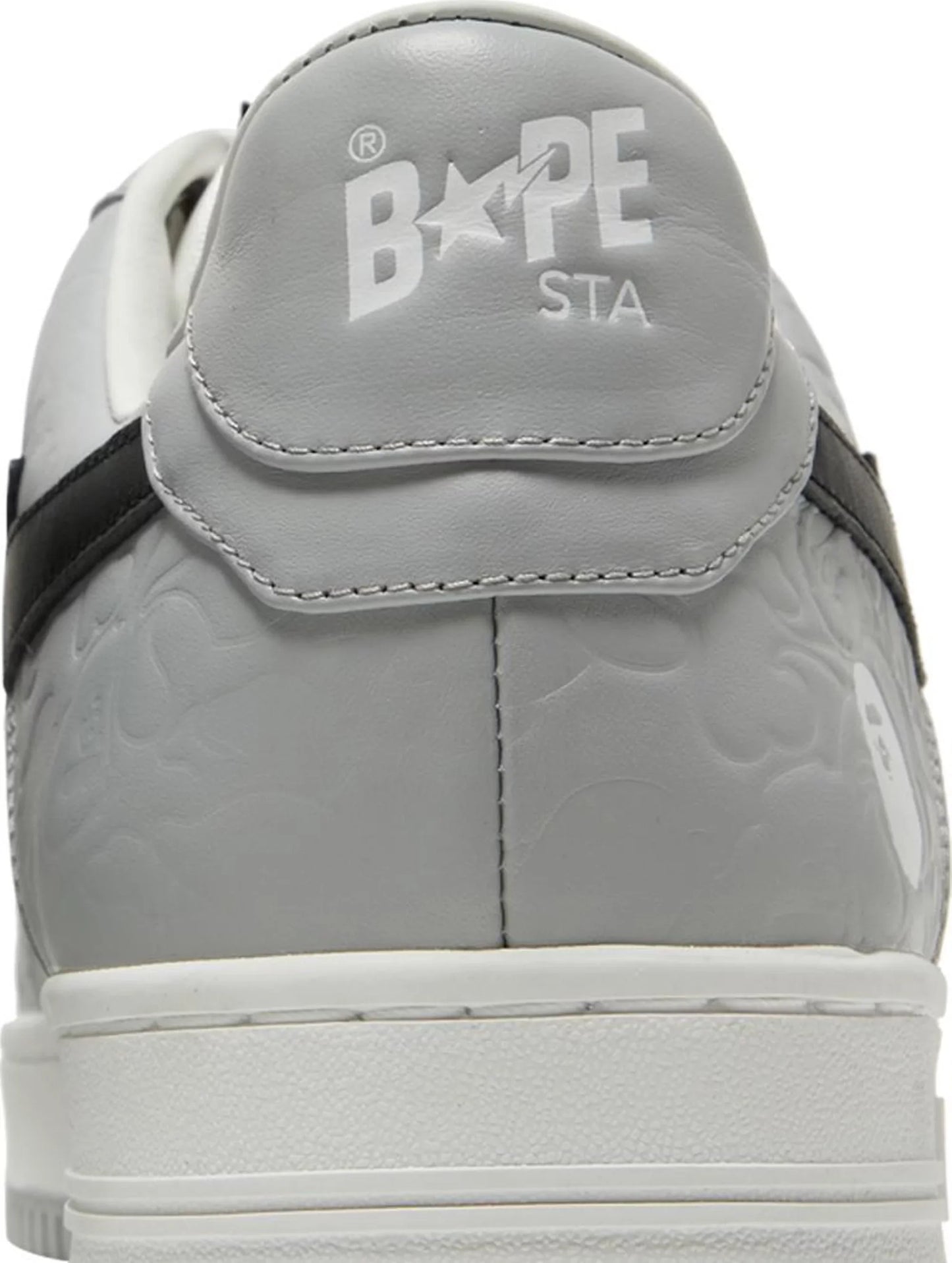 A Bathing Ape Bape Sta Low M2 'White Grey'