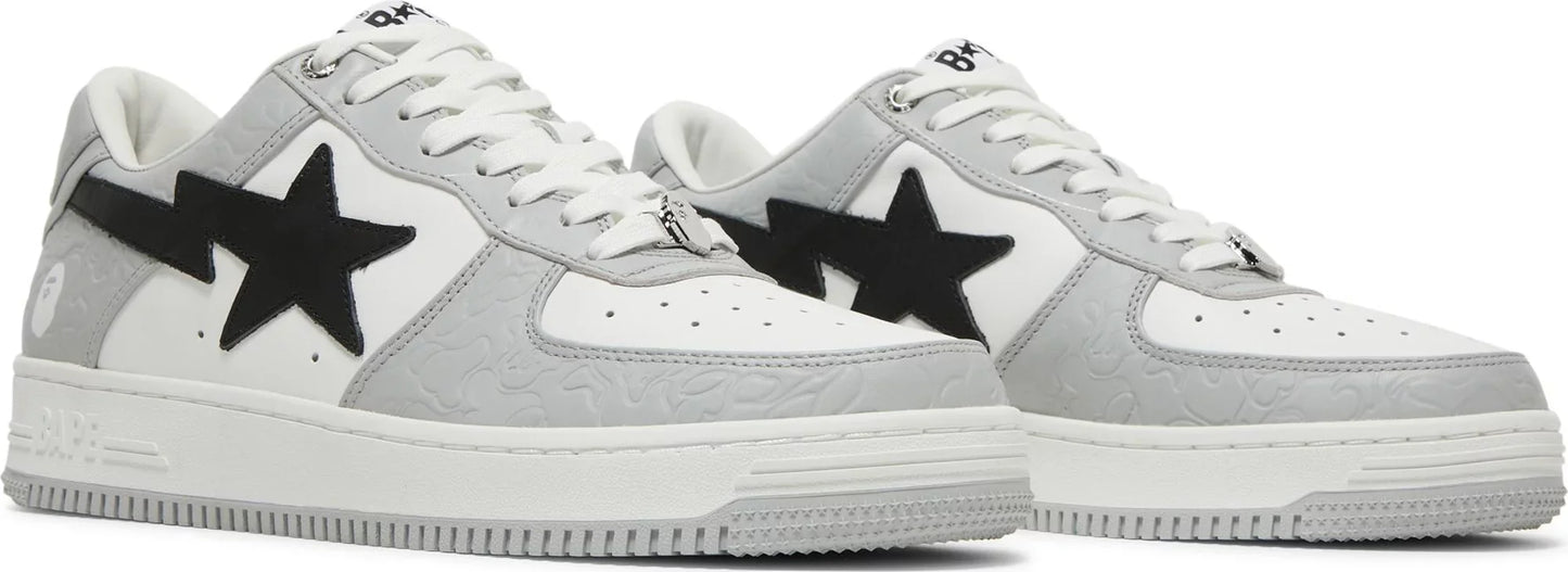 A Bathing Ape Bape Sta Low M2 'White Grey'
