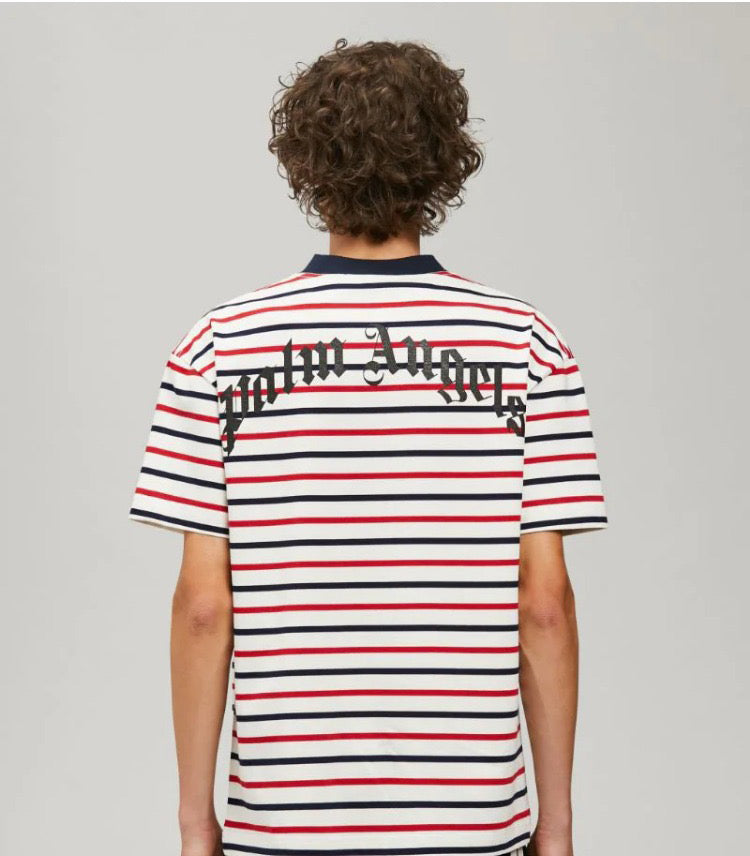 Palm Angels Bear Stripes 'Blue/Red'