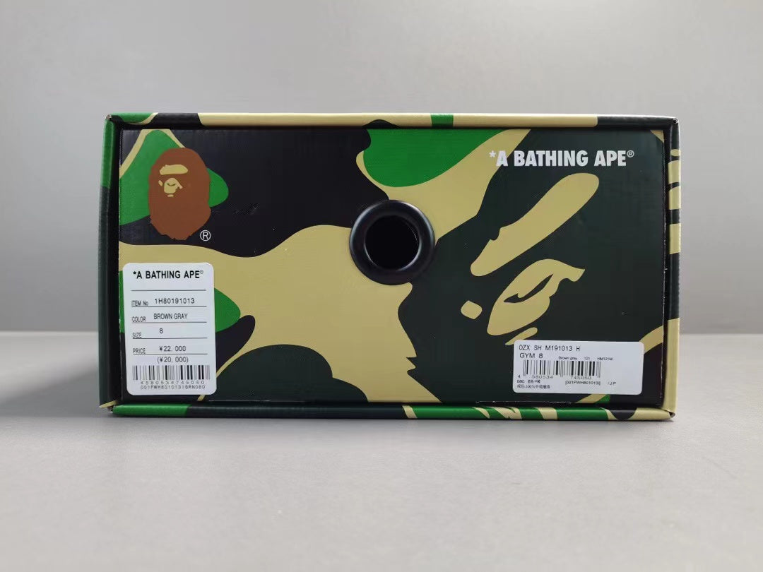 A Bathing Ape Bape SK8 Sta Brown Ivory