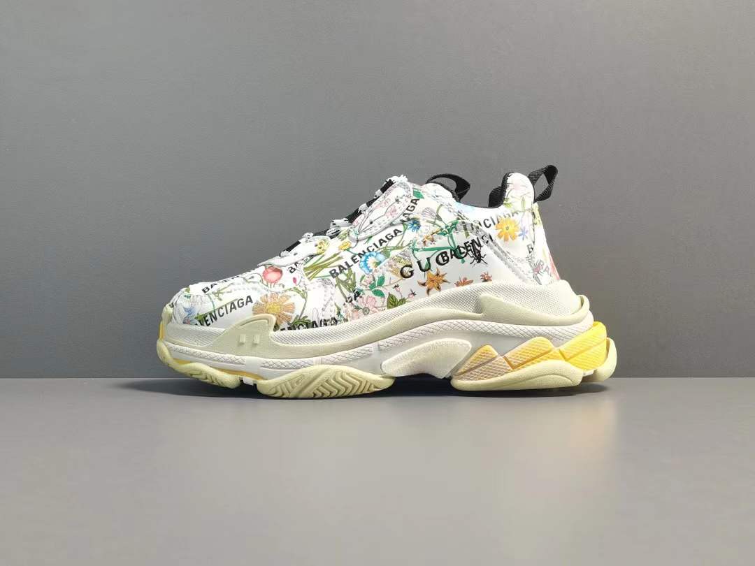 Gucci x Balenciaga Triple S 'The Hacker Project - Floral'