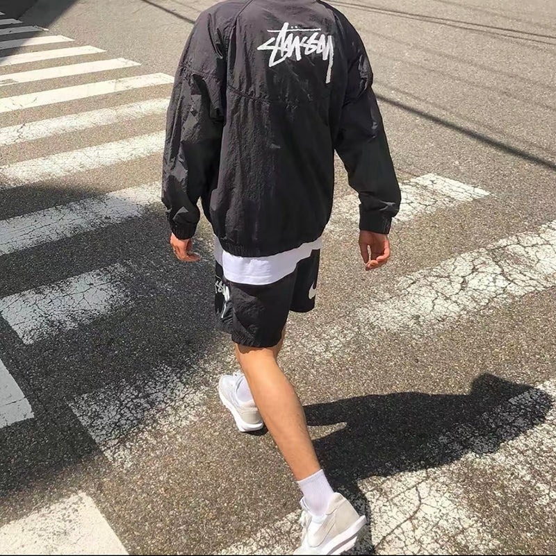Nike x Stussy Windrunner Jacket Bright Cactus