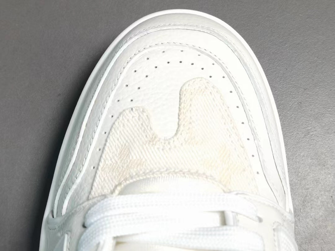 Louis Vuitton LV Made Trainer Monogram Denim White