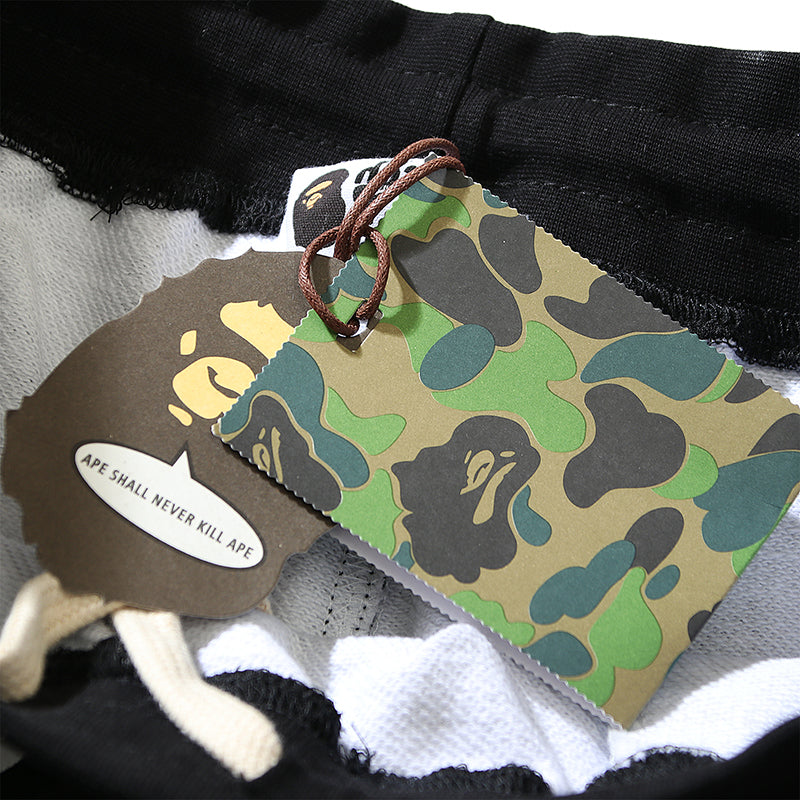 BAPE Space Camo Shark Sweat Shorts